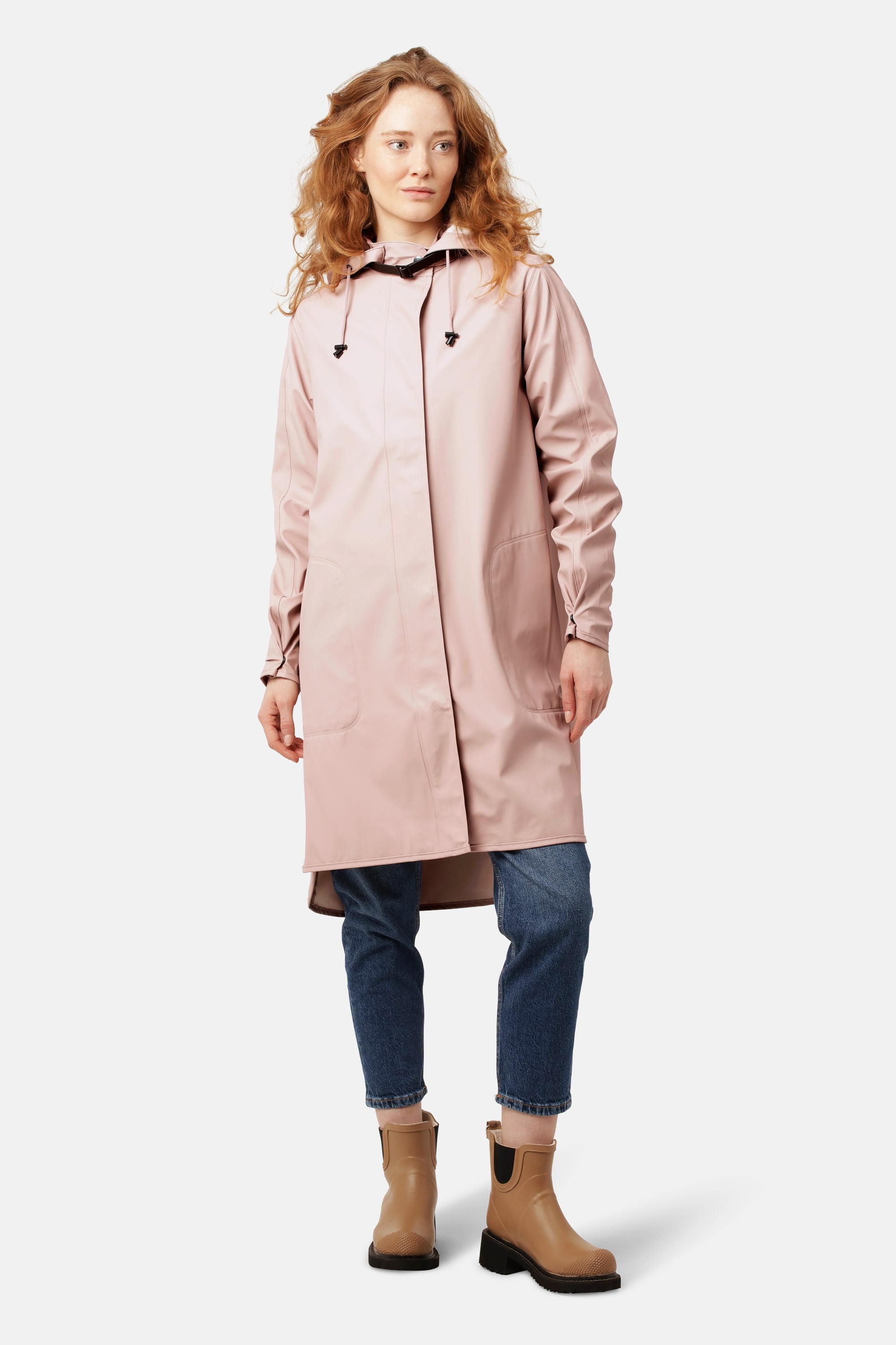 Light Raincoat - Adobe Rose